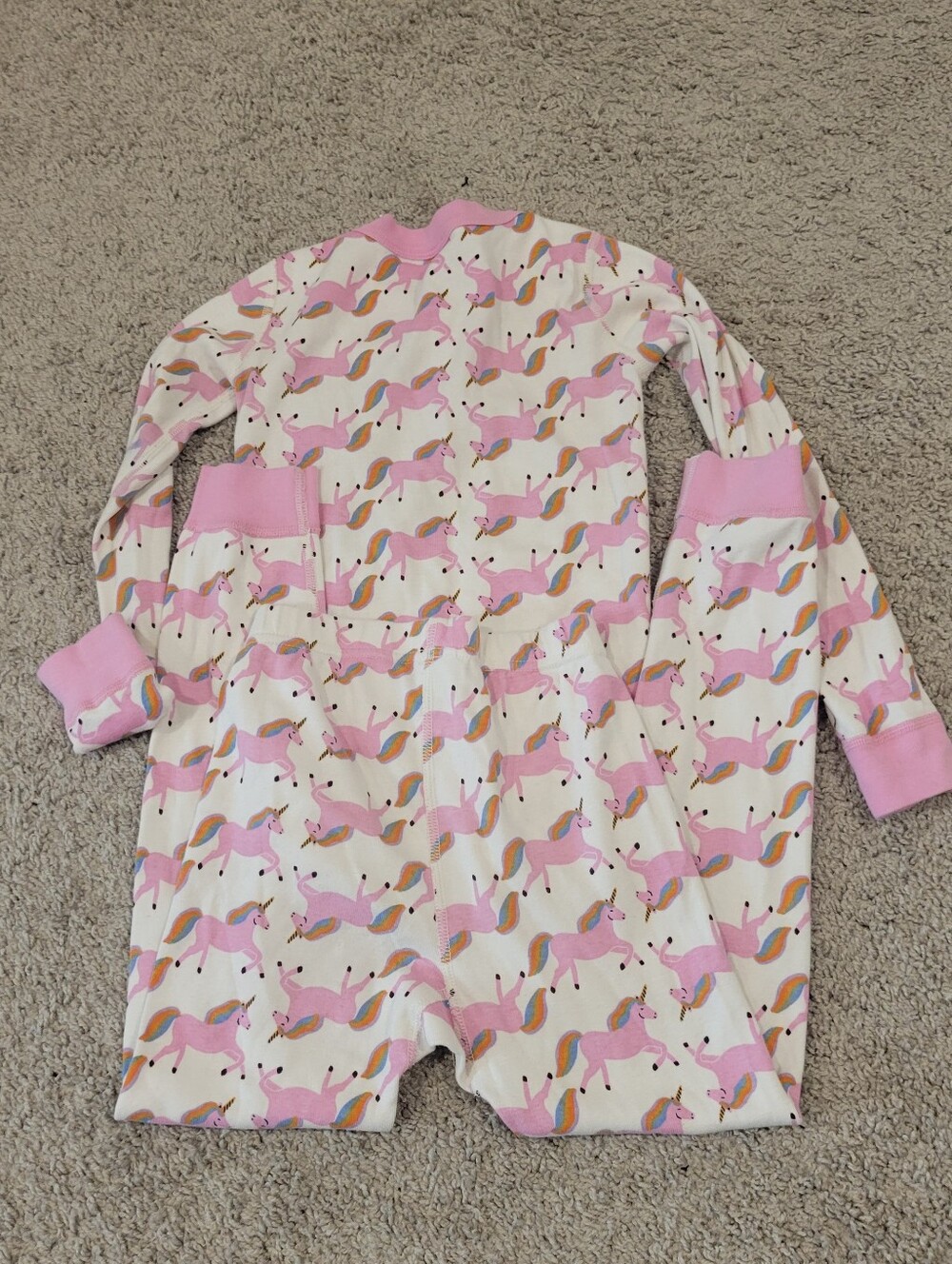 Hanna Andersson Unicorn Pajama Set Size 6-7 - Picture 5 of 5